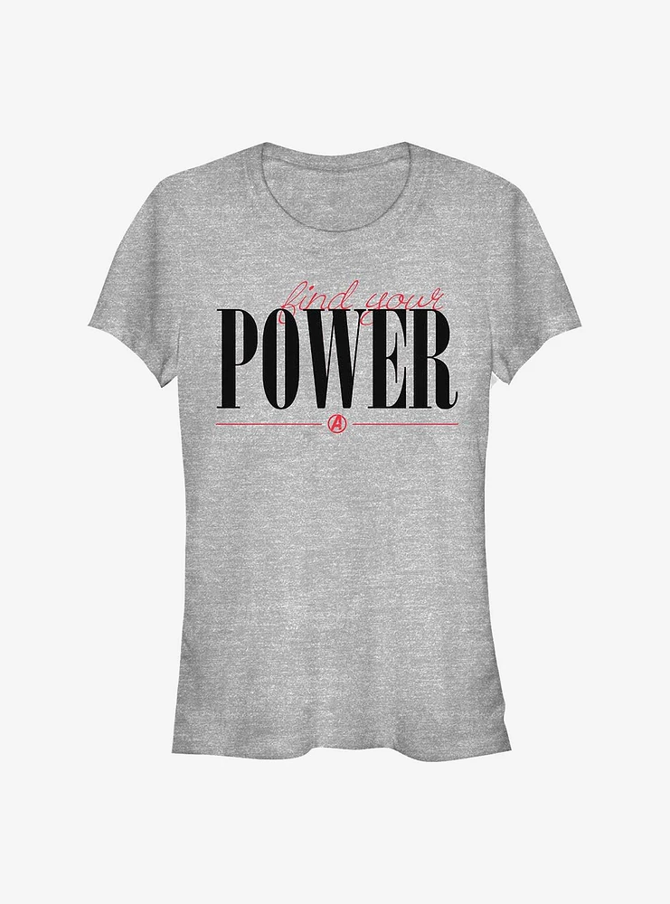 Marvel Avengers Power Script Girls T-Shirt