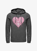 Marvel Avengers Heart Emblems Hoodie