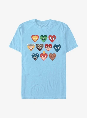 Marvel Avengers Hero Hearts T-Shirt