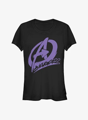 Marvel Avengers Avenger Graffiti Girls T-Shirt