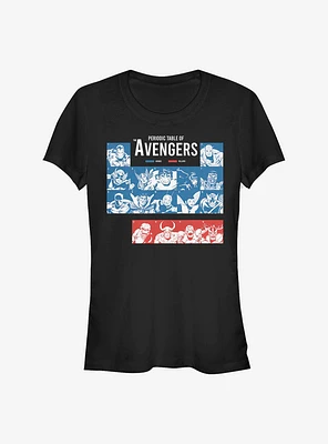 Marvel Avengers Periodic Girls T-Shirt