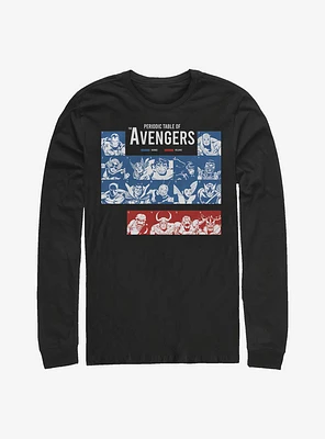 Marvel Avengers Periodic Long-Sleeve T-Shirt