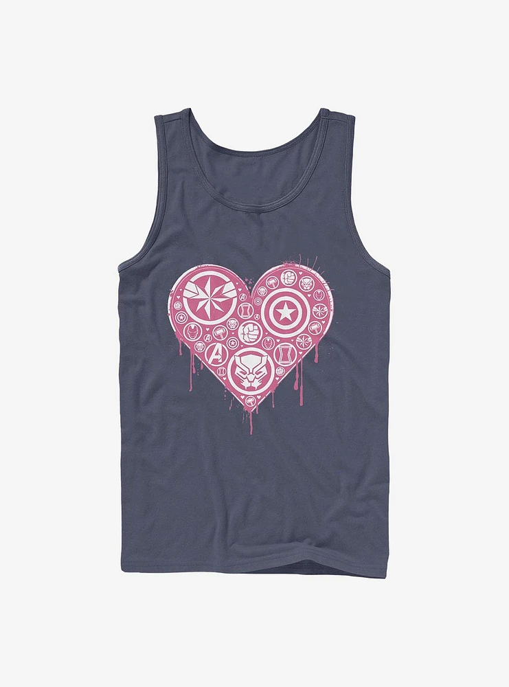 Marvel Avengers Heart Emblems Tank