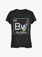 Marvel Black Widow Periodic Girls T-Shirt