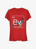 Marvel Black Widow Periodic Girls T-Shirt