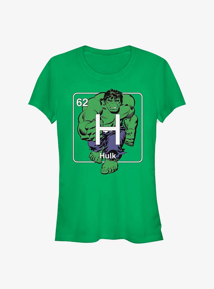 Marvel The Hulk Periodic Girls T-Shirt