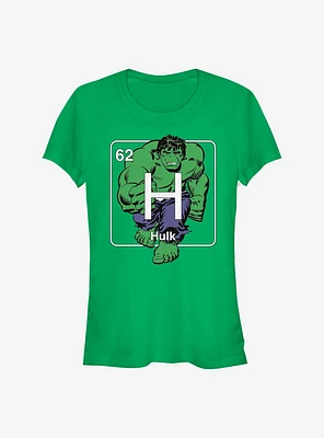 Marvel The Hulk Periodic Girls T-Shirt