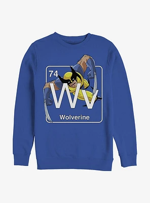 Marvel Wolverine Periodic Crew Sweatshirt