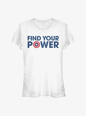 Marvel Captain America Shield Power Girls T-Shirt