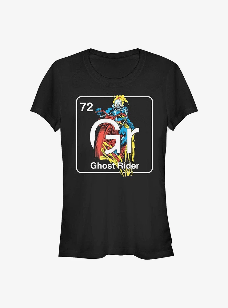 Marvel Ghost Rider Periodic Girls T-Shirt