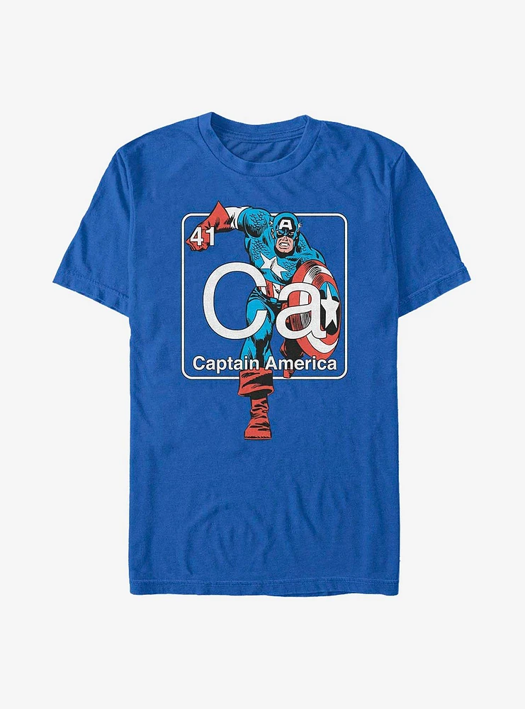 Marvel Captain America Periodic T-Shirt