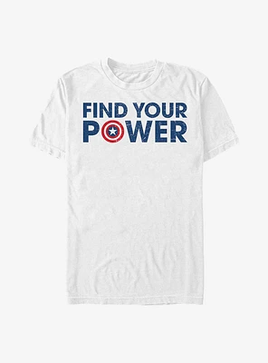 Marvel Captain America Shield Power T-Shirt