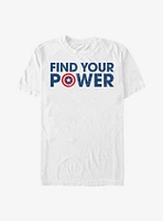 Marvel Captain America Shield Power T-Shirt