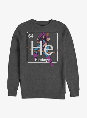 Marvel Hawkeye Periodic Crew Sweatshirt