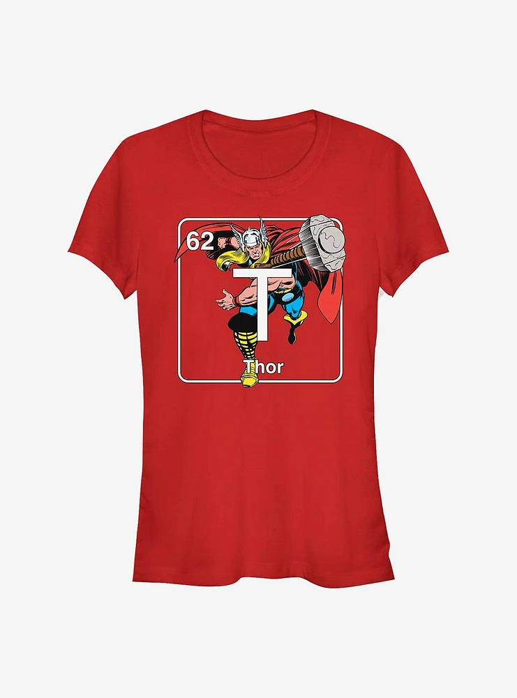 Marvel Thor Periodic Girls T-Shirt