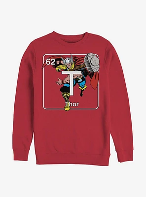 Marvel Thor Periodic Crew Sweatshirt