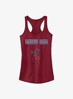 Marvel Spider-Man Spider Tiles Girls Tank