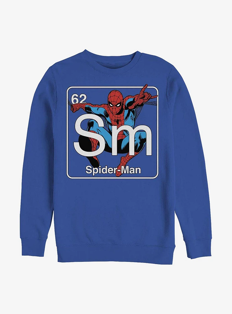 Marvel Spider-Man Periodic Spider Man Crew Sweatshirt