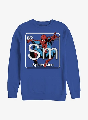 Marvel Spider-Man Periodic Spider Man Crew Sweatshirt