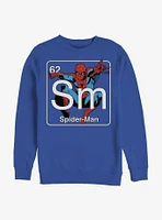 Marvel Spider-Man Periodic Spider Man Crew Sweatshirt