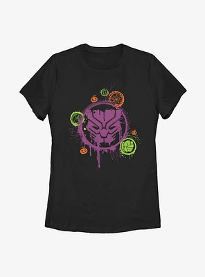 Marvel Avengers Panther Stencil Womens T-Shirt