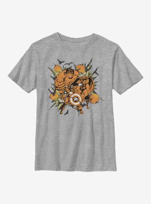 Marvel Avengers Group Pumpkin Youth T-Shirt