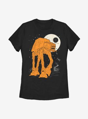 Star Wars AT-AT Full Moon Womens T-Shirt