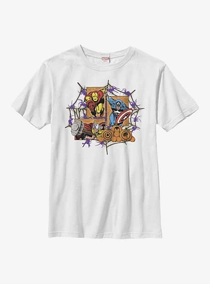 Marvel Avengers Spooky Friends Youth T-Shirt
