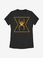 Marvel Black Widow Orange Womens T-Shirt