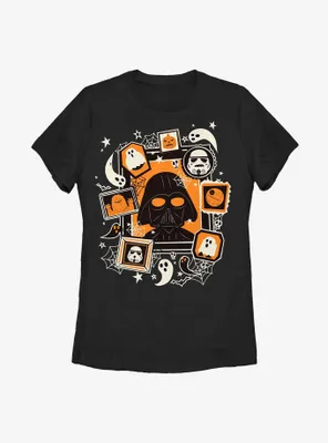 Star Wars Framed Vader Halloween Womens T-Shirt