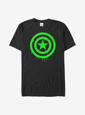 Marvel Captain America Oozing Shield T-Shirt