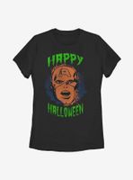 Marvel Captain America Mask Halloween Womens T-Shirt