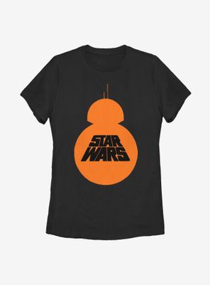 Star Wars BB8 Pumpkin Womens T-Shirt