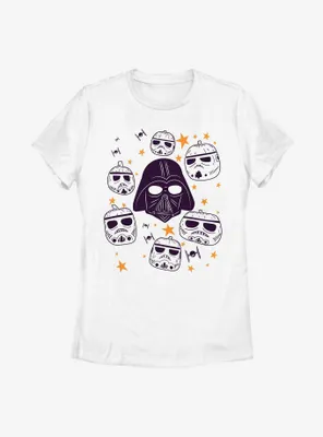 Star Wars Pumpkin Troopers Womens T-Shirt