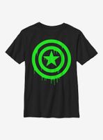 Marvel Captain America Oozing Shield Youth T-Shirt