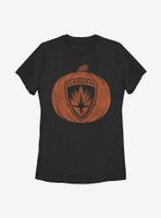 Marvel Guardians Of The Galaxy Pumpkin Womens T-Shirt
