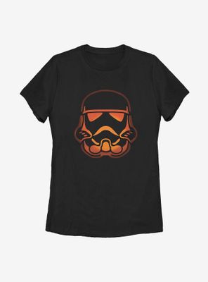 Star Wars Pumpkin Trooper Womens T-Shirt