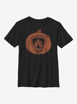 Marvel Guardians Of The Galaxy Guradians Pumpkin Youth T-Shirt