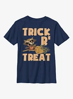 Marvel Guardians Of The Galaxy Rocket Groot Halloween Youth T-Shirt