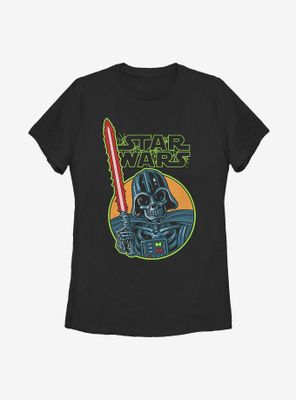 Star Wars Vader Skull Womens T-Shirt