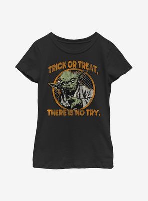 Star Wars Treat Or Trick Youth Girls T-Shirt