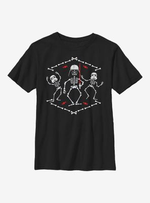 Star Wars Bones Vader Halloween Youth T-Shirt