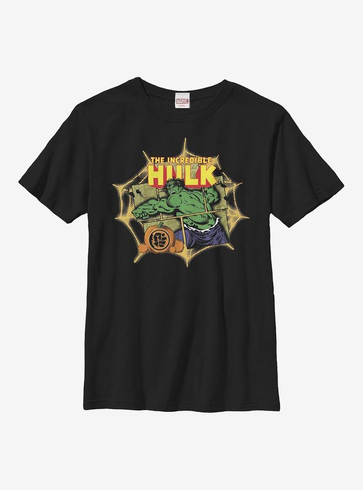 Marvel Hulk Smashing Pumpkins Youth T-Shirt