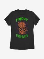 Marvel Spider-Man Mask Halloween Womens T-Shirt