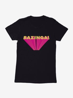 The Big Bang Theory Bazinga Logo Womens T-Shirt
