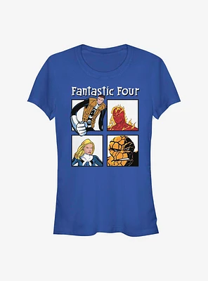 Marvel Fantastic Four Boxed Team Girls T-Shirt