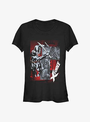 Marvel Deadpool DP Comics Girls T-Shirt