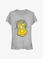 Marvel Avengers Gold Gauntlet Girls T-Shirt