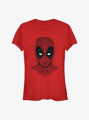 Marvel Deadpool Floral Girls T-Shirt