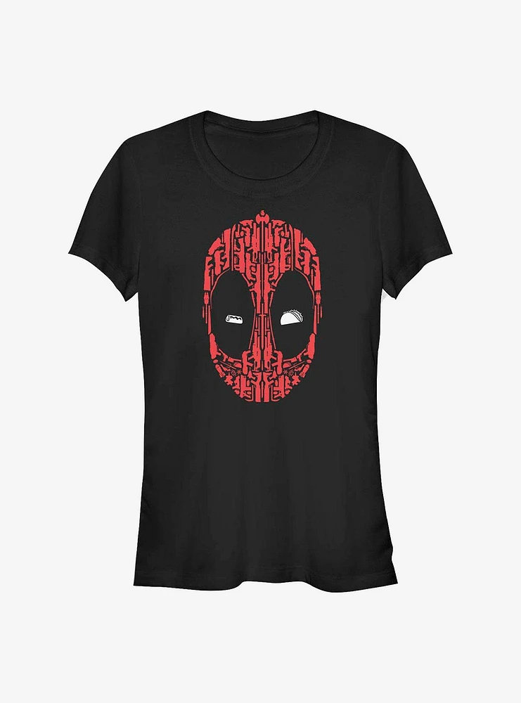 Marvel Deadpool Silhouette Girls T-Shirt